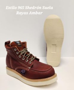 Botas De Piel De México Cómodas Para Trabajar