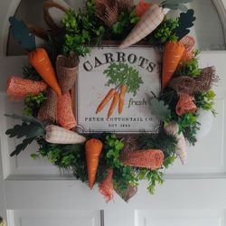 Easter Carrots For Sale Wreath