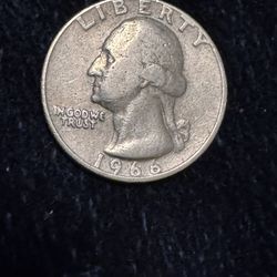 1966 Quarter no mint mark