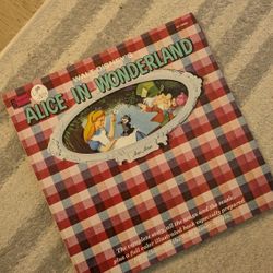 1960 ALICE IN WONDERLAND Story Songs & Book Walt Disney Lp Vinyl