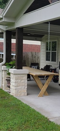 Patio table and chairs