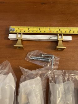 Cabinet pull marble