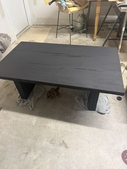 Matte Black Custom Coffee Table