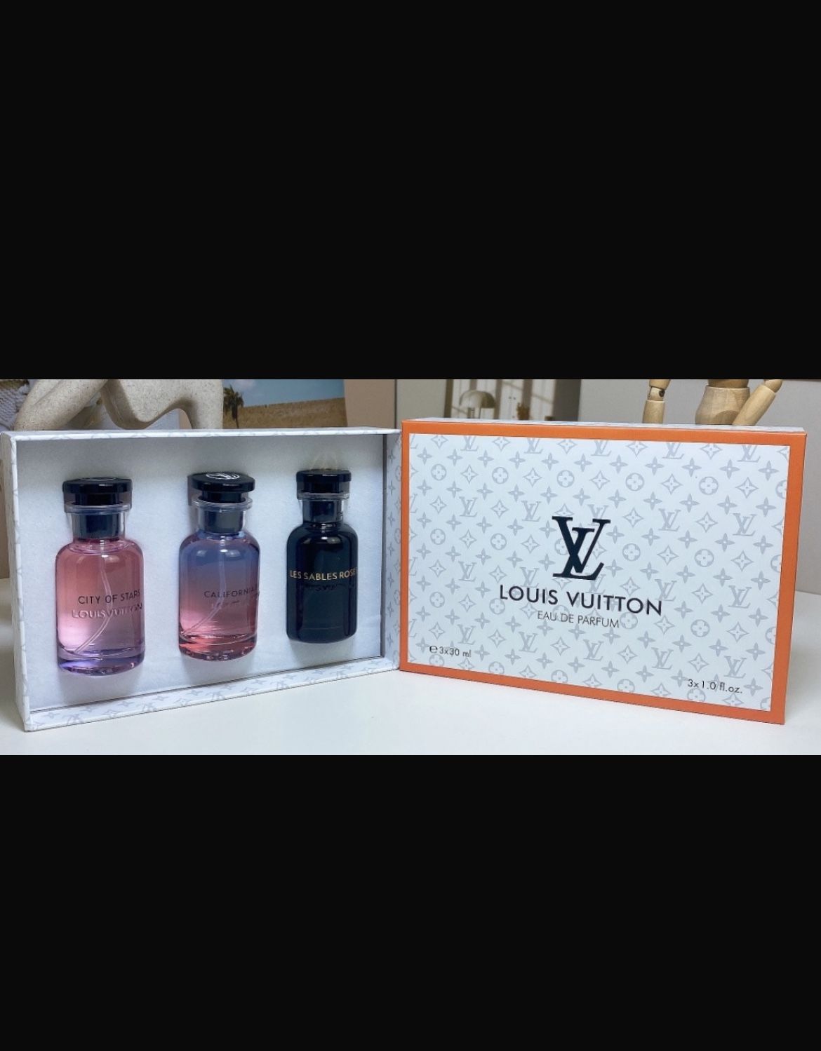 Louis Vuitton 3 Pc Perfume Set
