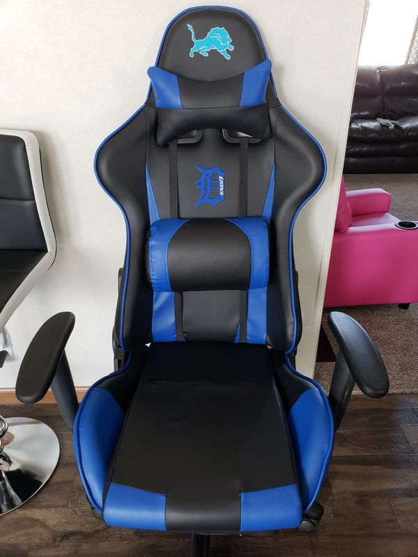 New Detroit Lions Custom Computer Gaming Office Chair For Sale In Brownstown Charter Township Mi Offerup