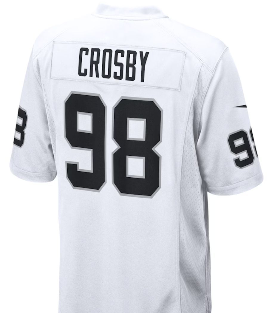 Maxx Crosby Las Vegas Raiders Nike Game Jersey - White