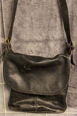 Coach black leather purse