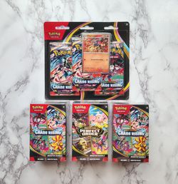 Pokemon cards sealed Chaos rising and perfect Order