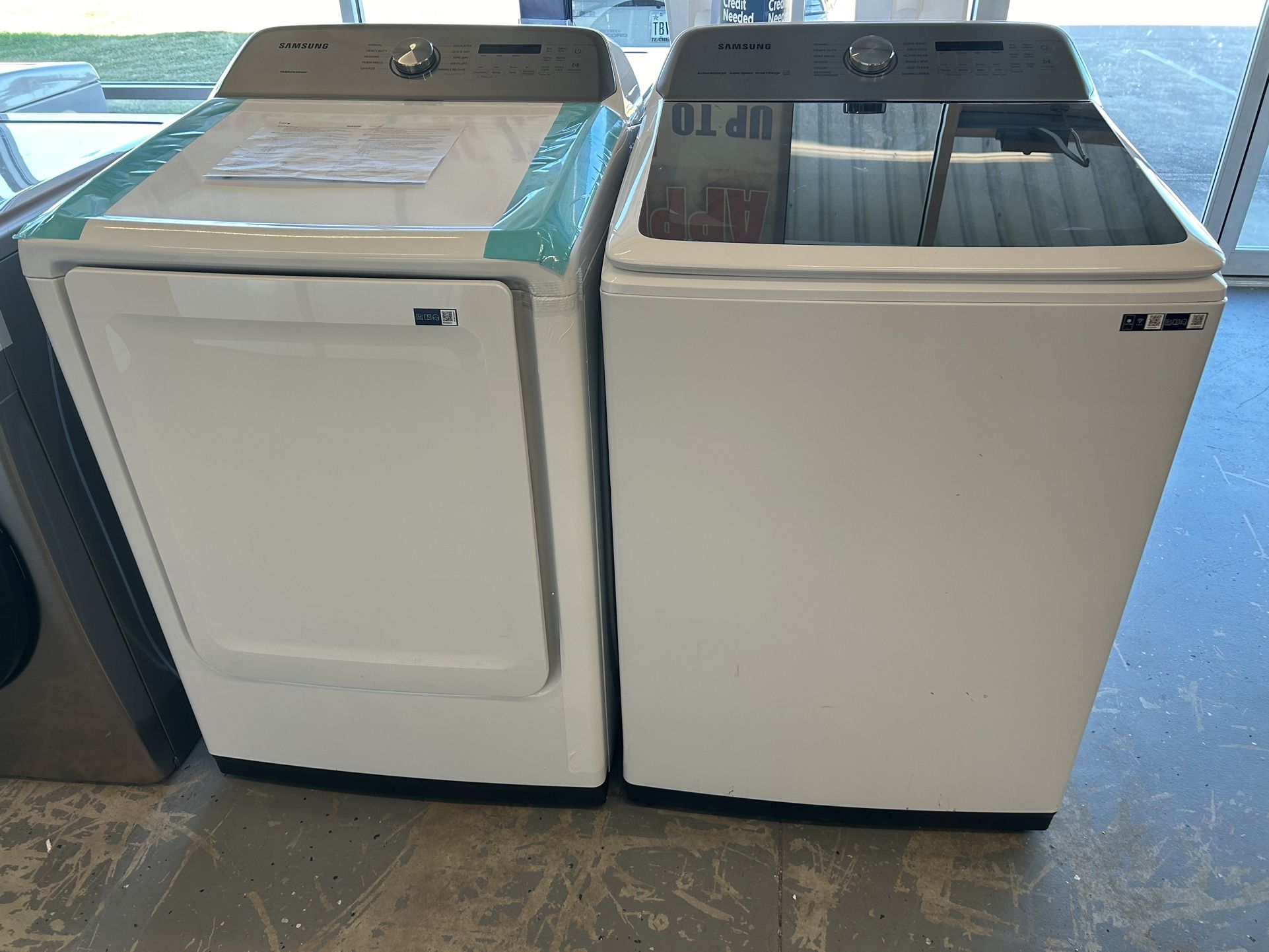 🚨Never used Samsung Top Load Washer And Matching Gas Dryer Set🚨