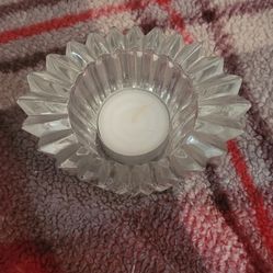 1 New Crystal Votive Candle Holder Only $10