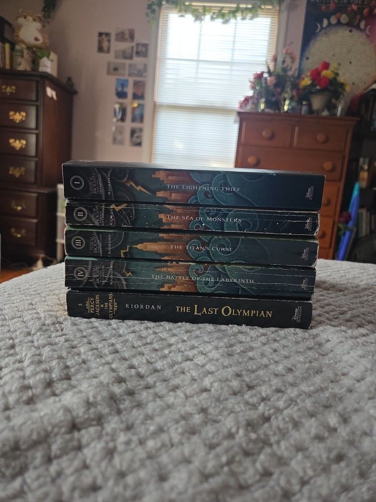 "Percy Jackson And The Olympians" - Rick Riordan - Set Of 5