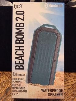 Beach Bomb 2.0 Water Proof Wireless Speaker - Aqua Blue