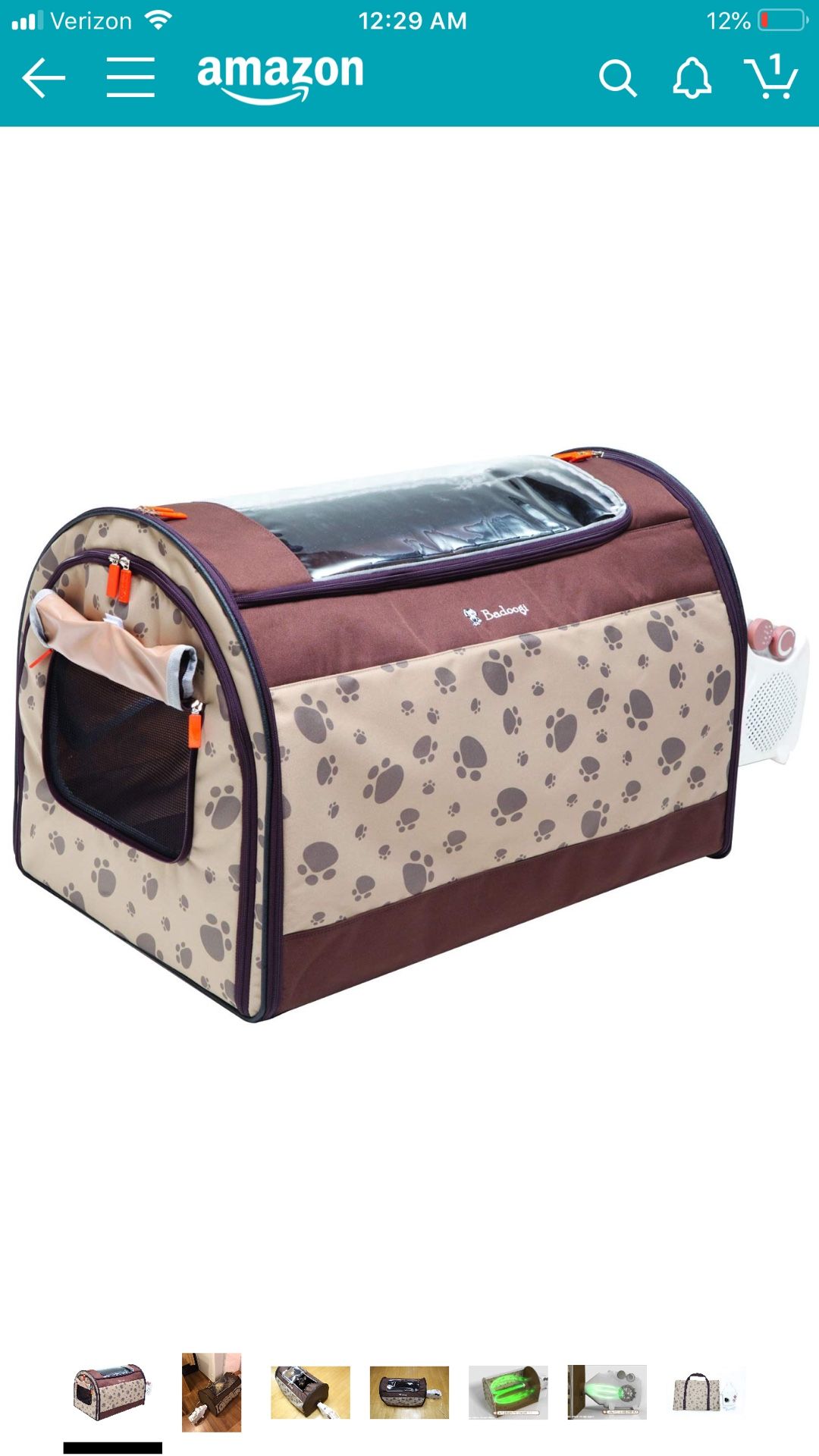 Badoogi Pet Dry Room: Portable Hands-free Drying System for