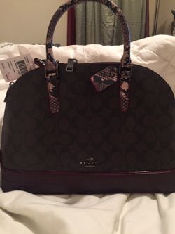 Coach Sierra Satchel Crossbody Bag -New