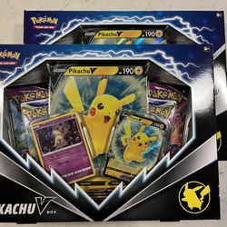 Pokemon Pikachu V Box x2