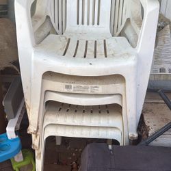 5 Plastic Chairs