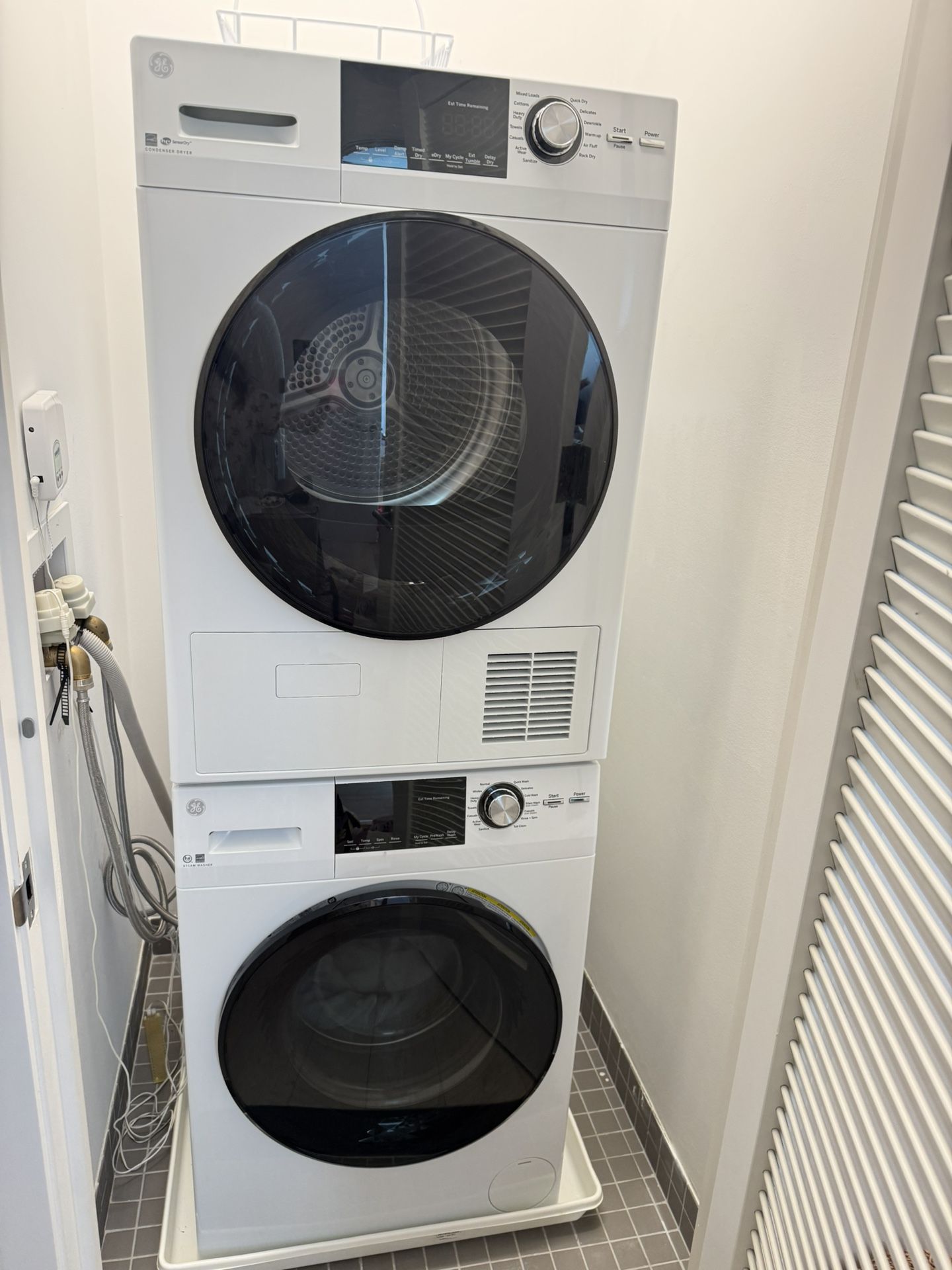 Stackable GE Washer And Dryer