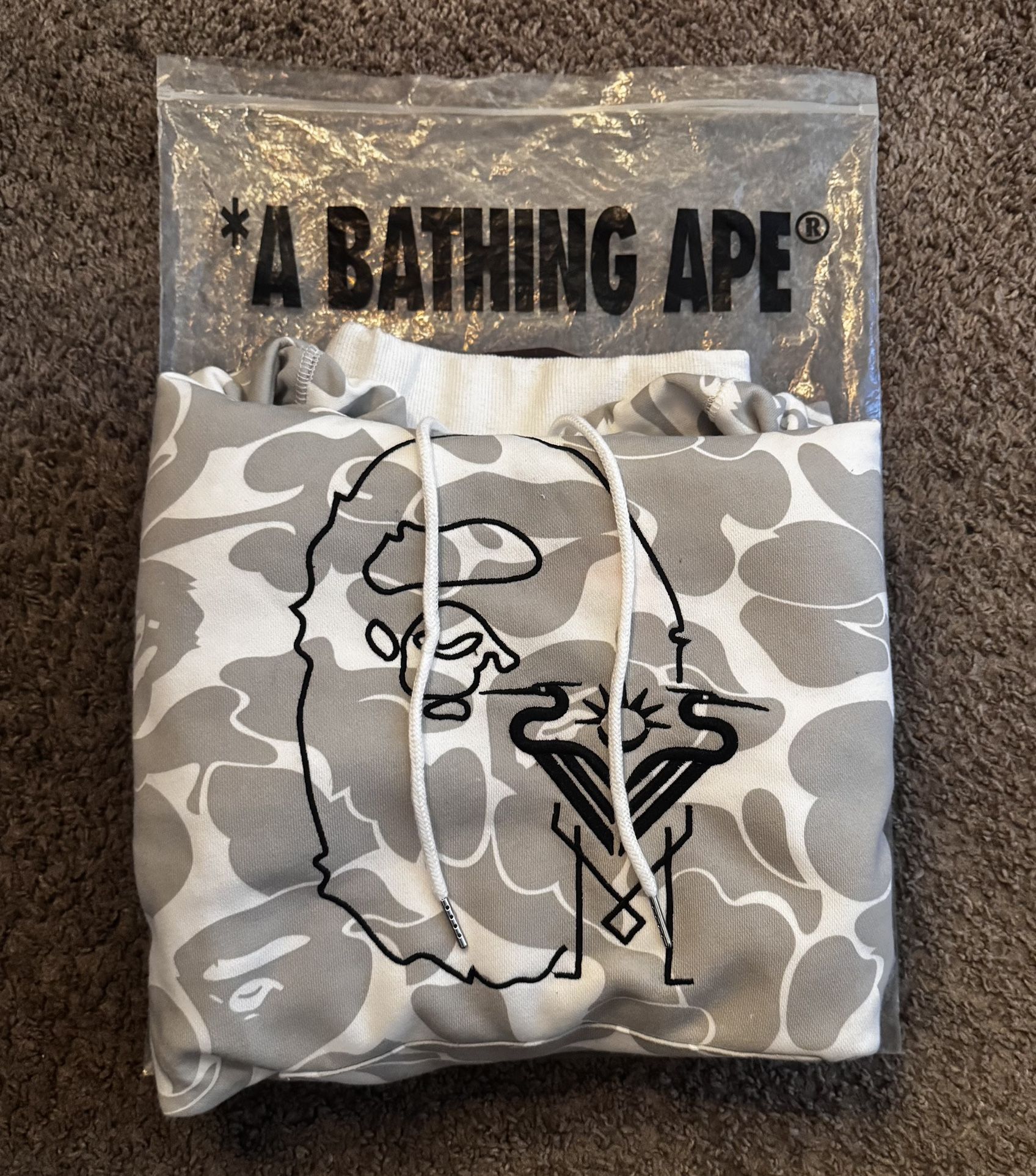 BAPE x Inter Miami CF Camo Hoodie ‘White’