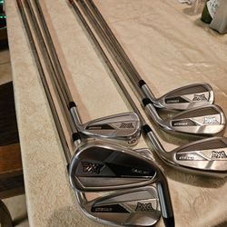 EXCELLENT CONDITION! PXG BLACK OPS GOLF CLUB IRON SET, 1.5 INCH LONGER FOR TALLER GOLFER