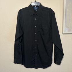 George Men's Black Casual Button Down Shirt