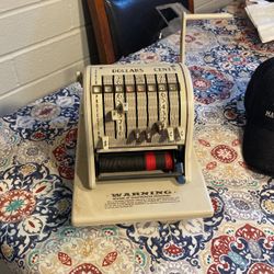 Vintage Check Printer All Original 