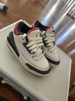 Toddler Jordan 3 Fire Red Denim