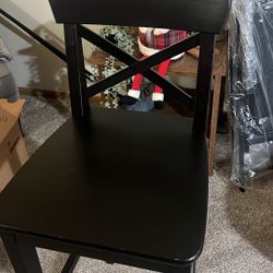 Bar STool Set Black 