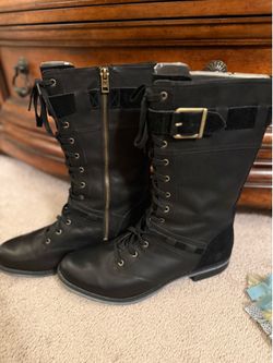 Timberland Black Leather Boots