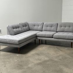 West Elm Drake 2-Piece Sectional Couch