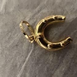 18k Real Gold Pendant 