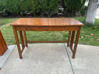 Wooden desk