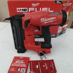 Milwaukee M18 Fuel 18 Gauge Brad Nailer Tool Only 