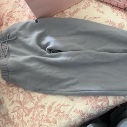 Vans sweatpants women X- small light blue