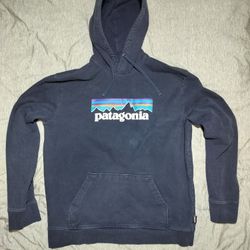 Patagonia Men's P-6 Logo Uprisal Hoody - Navy Blue - Size L - STY39622 FA21