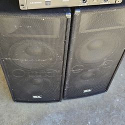 Speakers, Amp, Cables
