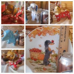 Ceramic Dog Statues
