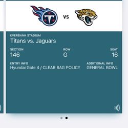 2 CLUB SEAT JAGUAR TICKETS FOR SALE!!!