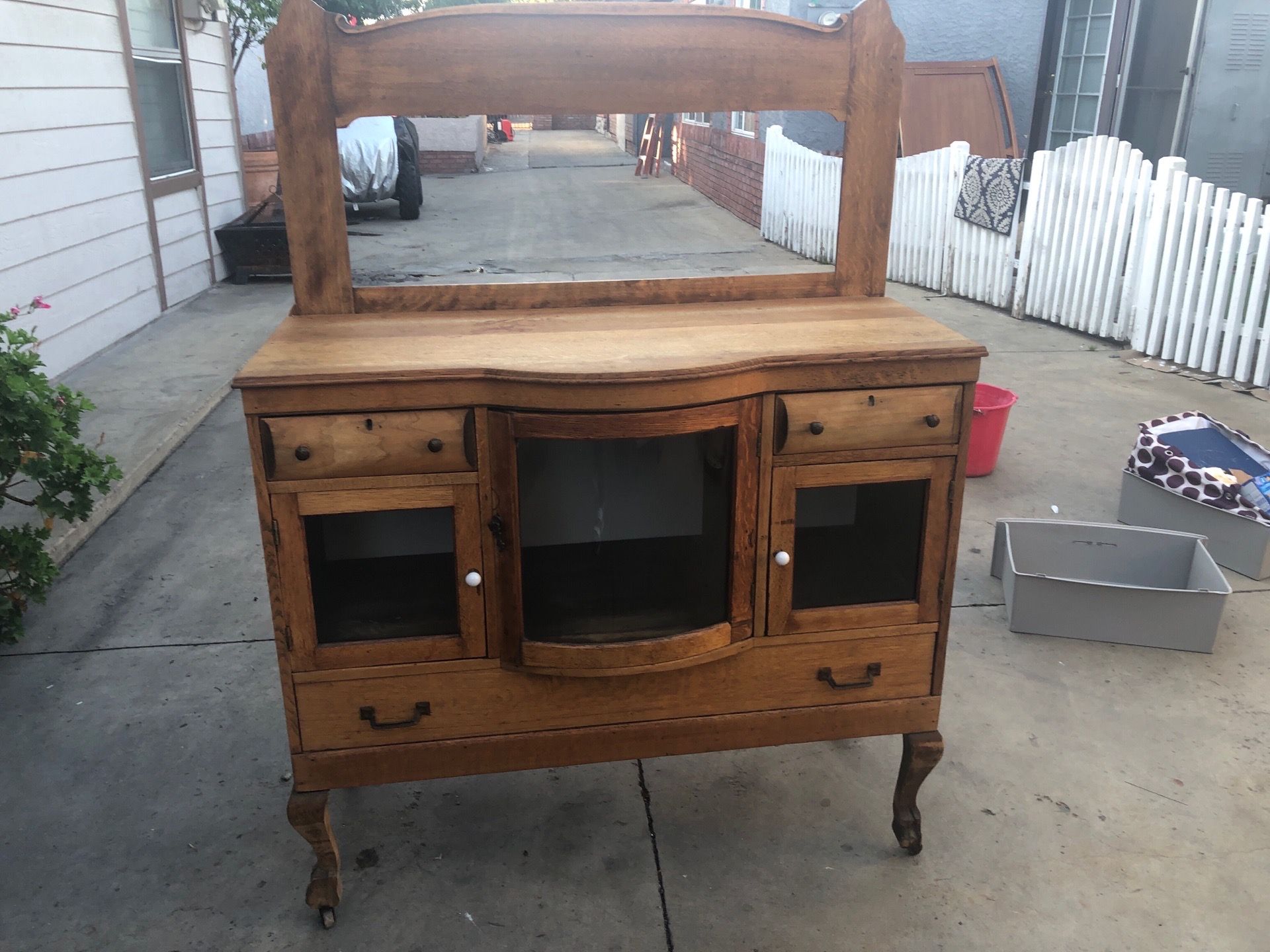 Antique Oak sideboard/buffet