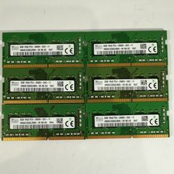 LOT OF 6x SK Hynix  8GB (1x8GB) RAM DDR4 2666MHz SODIMM Laptop Memory RAM Kit