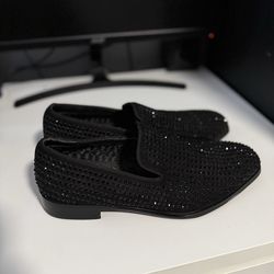 Steve Madden slip on RHINESTONES dress shoes