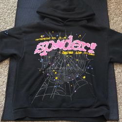 Black Sp5der Hoodie S/M