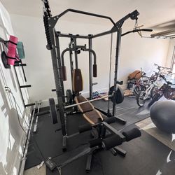 Smith Machine W Attachments