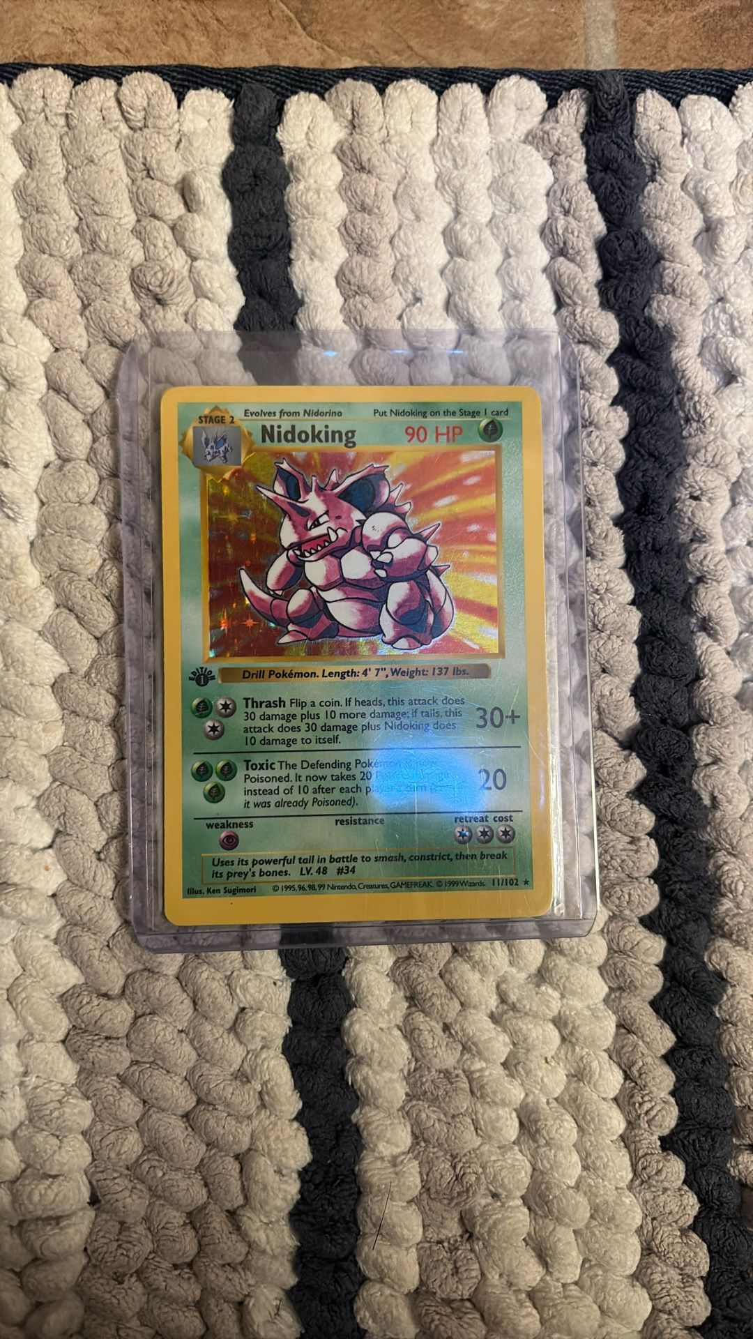Nidoking [1st Edition] #11 Pokemon Base Set