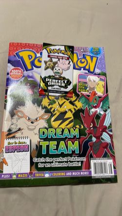 Pokémon magazine with perfect order pack