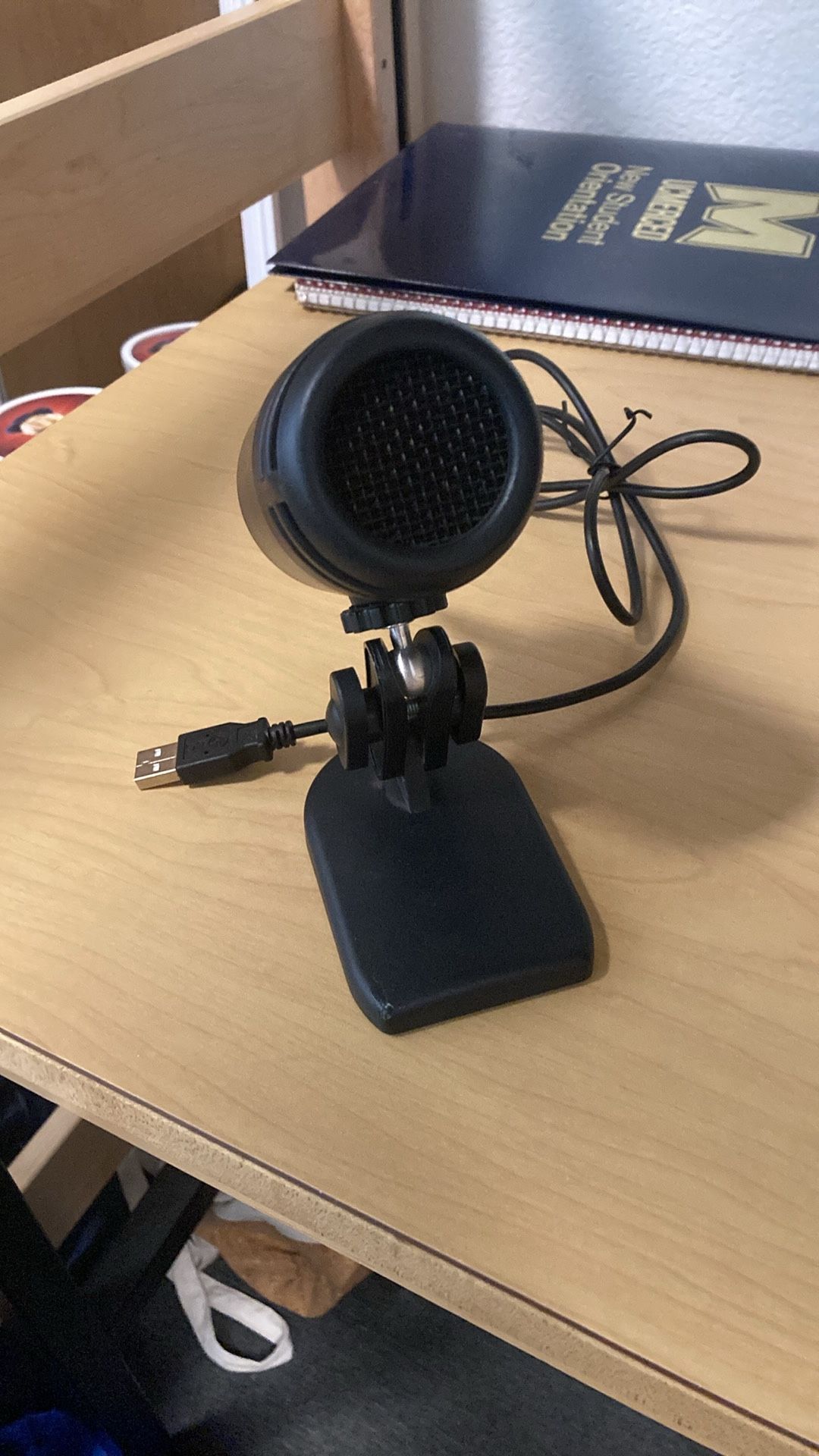 USB Microphone (Can Detach From Stand To Hold Mic With Hand)