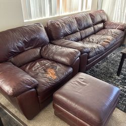 Leather Couch *FREE*