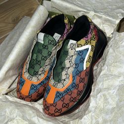 Gucci Rhyton GG Multicolour sneakers Black Sole