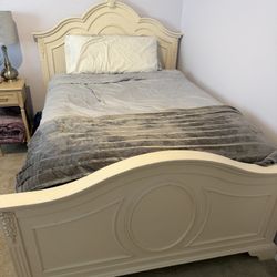 Pottery Barn Full-Size Bed + Miralux Desire Mattress – Used – $300 OBO