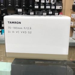 Tamron 70-180mm F/2.8 Di III VC VXD G2 Lens Sony