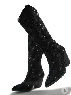 Rhine stone boots